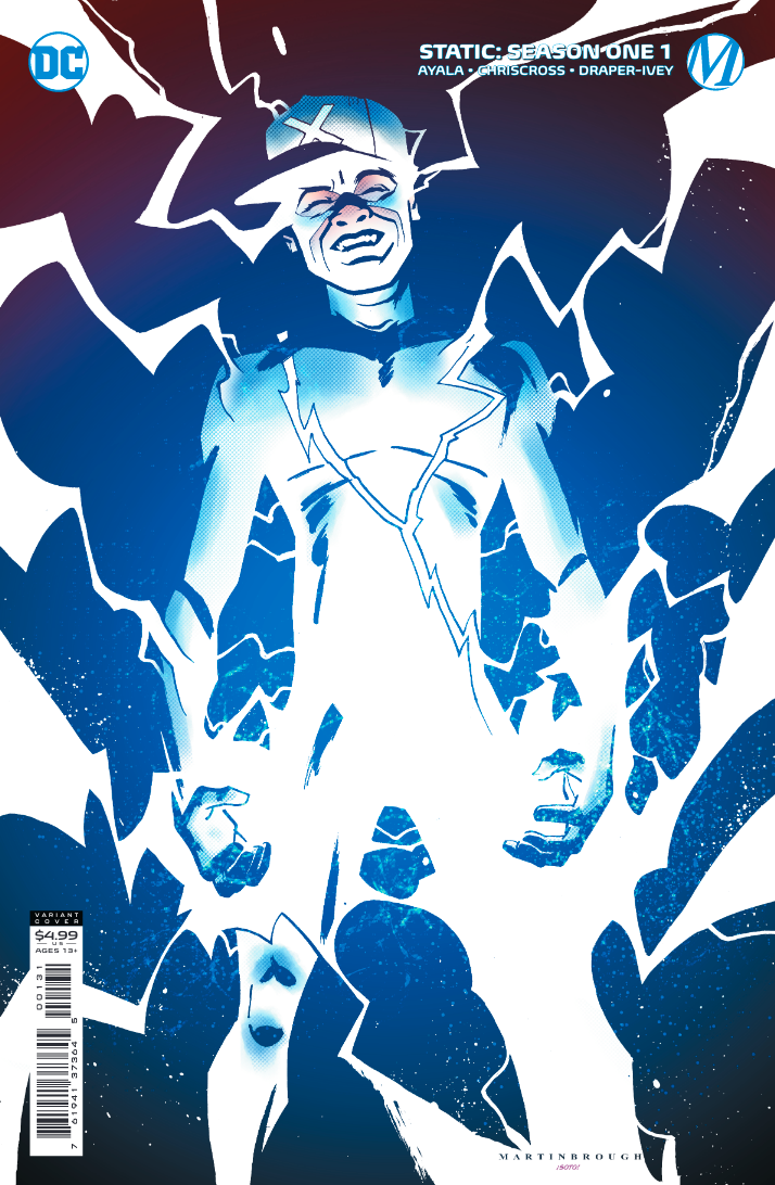 Static Season One #1 (Of 6) B Shawn Martinbrough Old School Cardstock Variant (06/15/2021) Dc