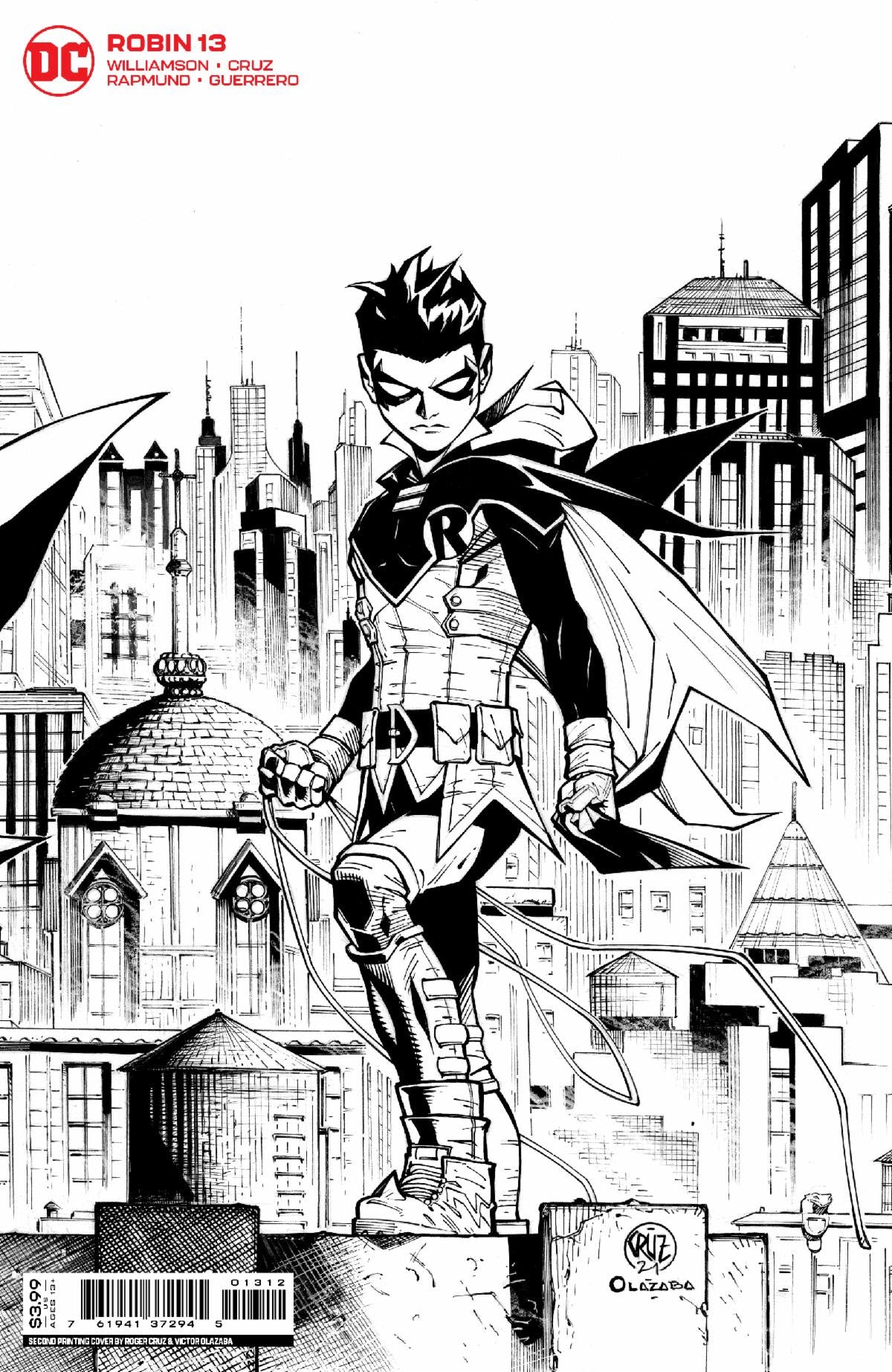 Robin #13 2nd Print Roger Cruz Variant (06/07/2022) Dc - Golden Apple Comics