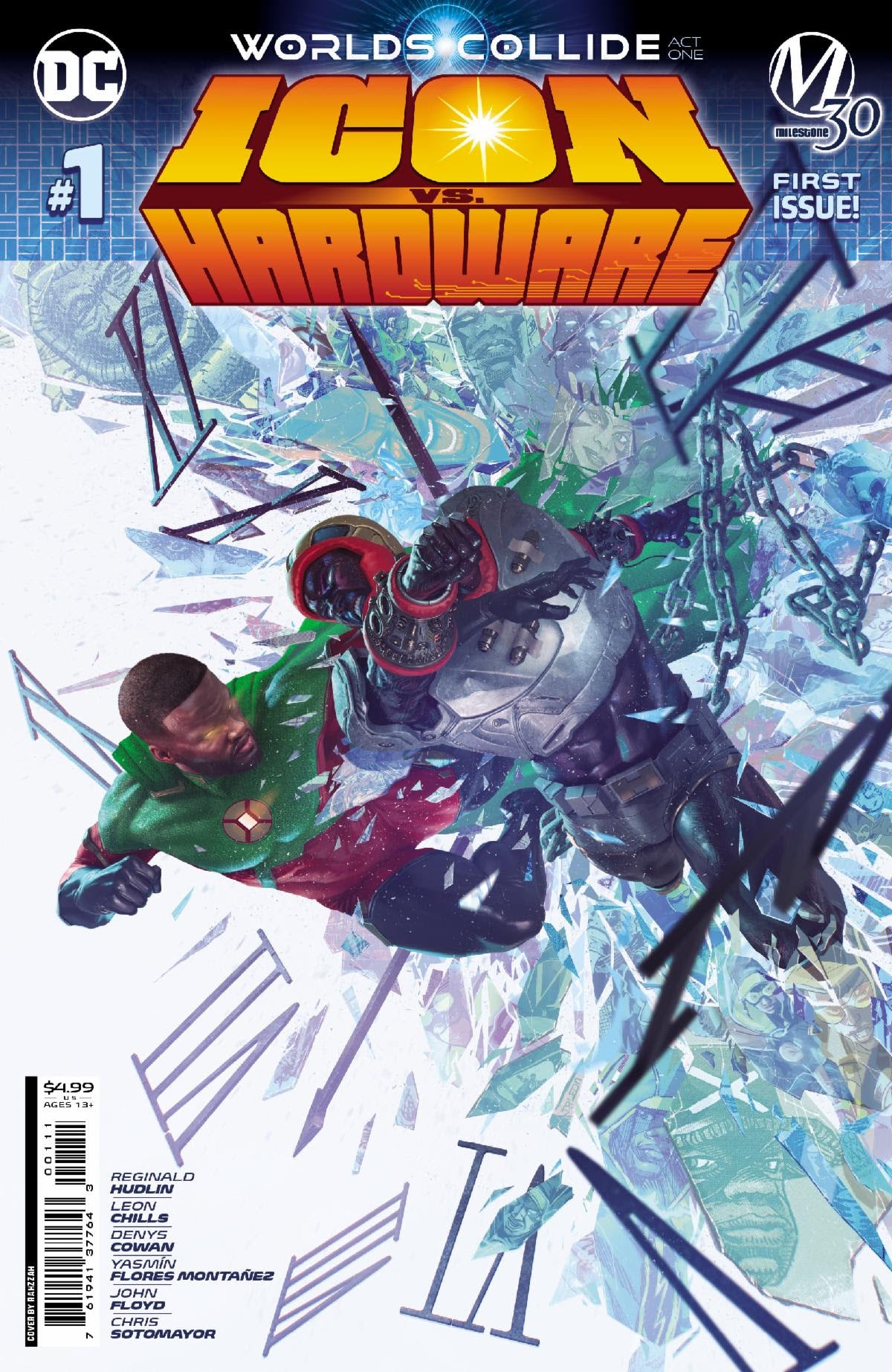 Icon Vs Hardware #1 (Of 5) A Rahzzah Reginald Hudlin (02/14/2023) Dc - Golden Apple Comics