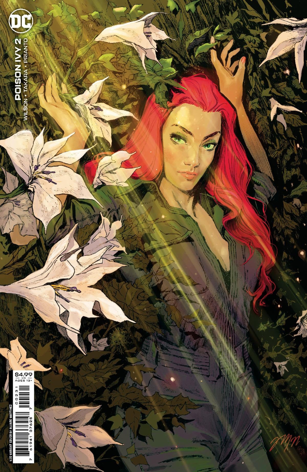 Poison Ivy #2 (Of 6) D 1:25 Alvaro Martinez Bueno Card Stock Variant (07/05/2022) Dc