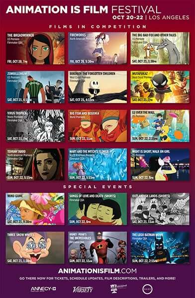 Animation Is Film Festival October 20 - 22 2017 Los Angeles