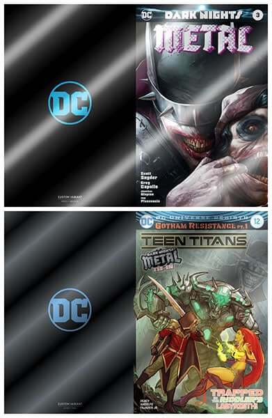 Dark Nights Metal 3 Teen Titans 12 1st Batman Who Laughs Foil Exclusive Variant Golden Apple Comics