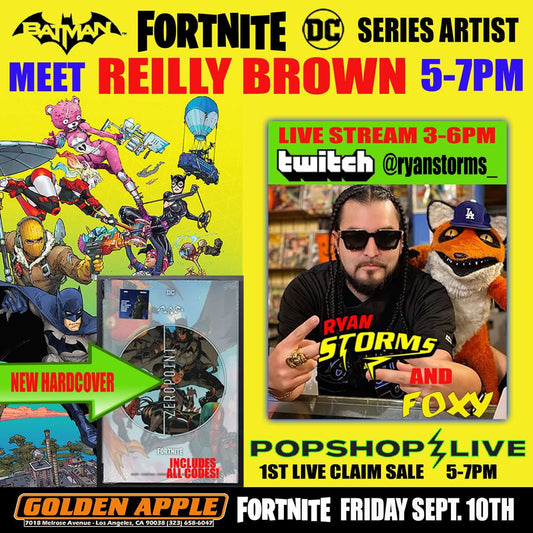 FORTNITE Friday with DC Comics Artist REILLY BROWN and LIVE Twitch Play