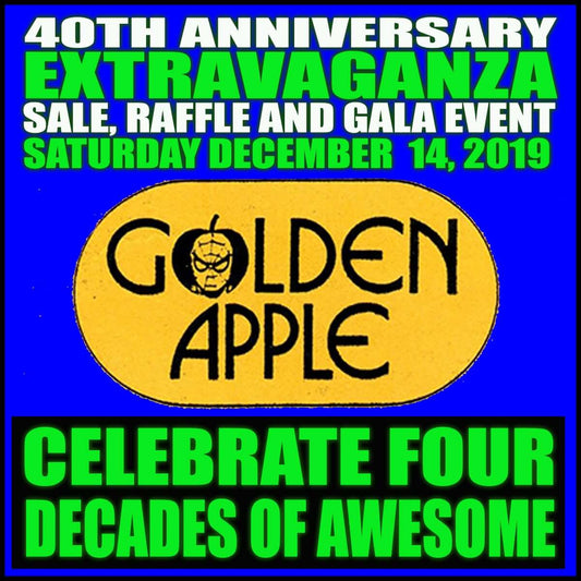 Golden Apple's 40th Anniversary Sale, Raffle & Gala Event Day on December 14th