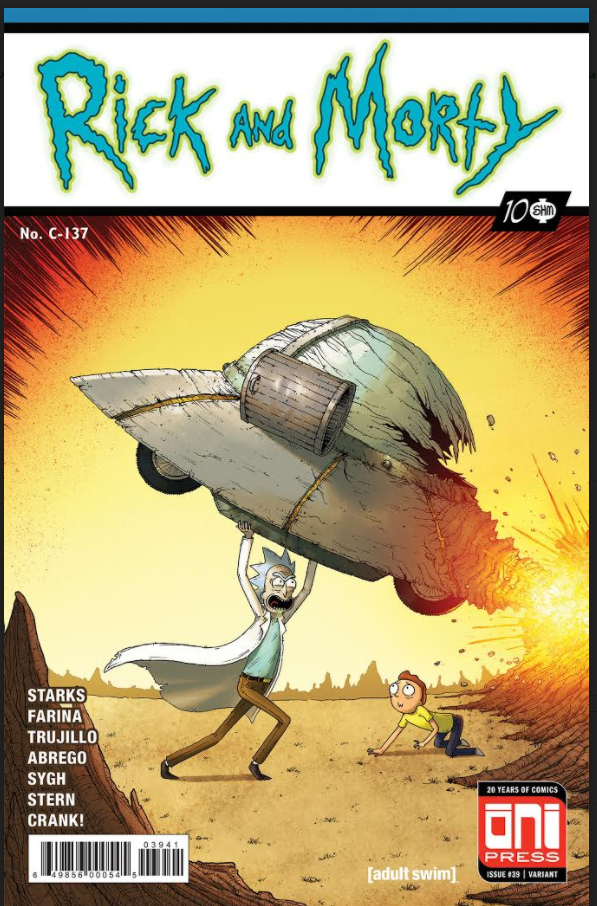 Rick & Morty 39 Mike Vasquez Action Comics 1 Superman Homage Variant (06/27/2018) - Golden Apple Comics