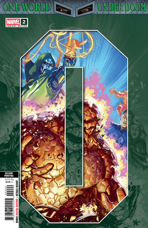 One World Under Doom #2 2nd Print Ben Harvey Variant (07/16/2025) Marvel - Golden Apple Comics