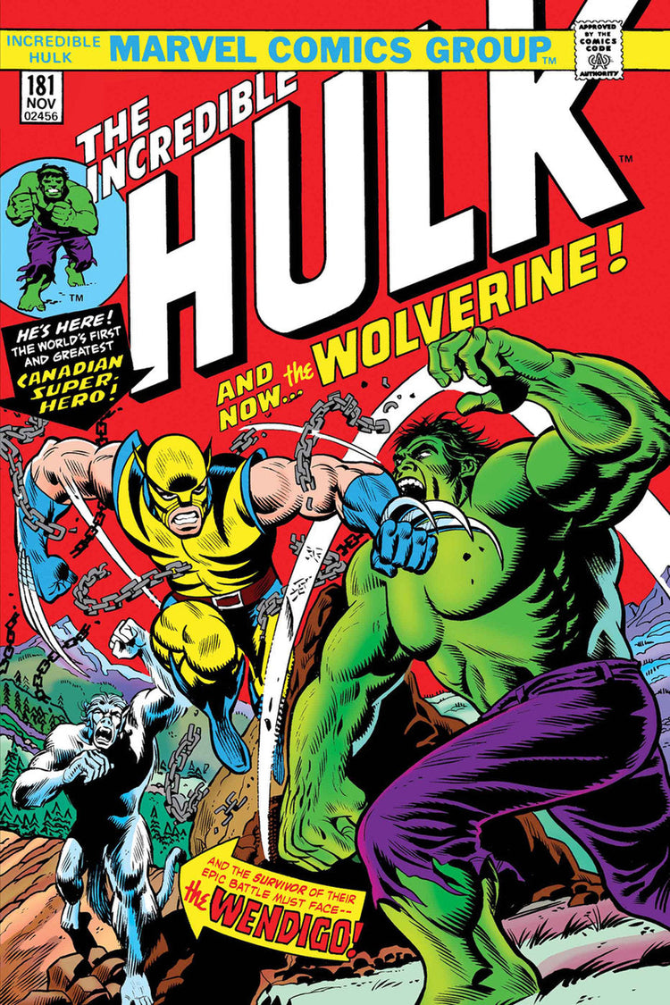 Incredible Hulk 181 Marvel FACSIMILE EDITION 1st Wolverine Len Wein Herb Trimpe (03/27/2019) - Golden Apple Comics
