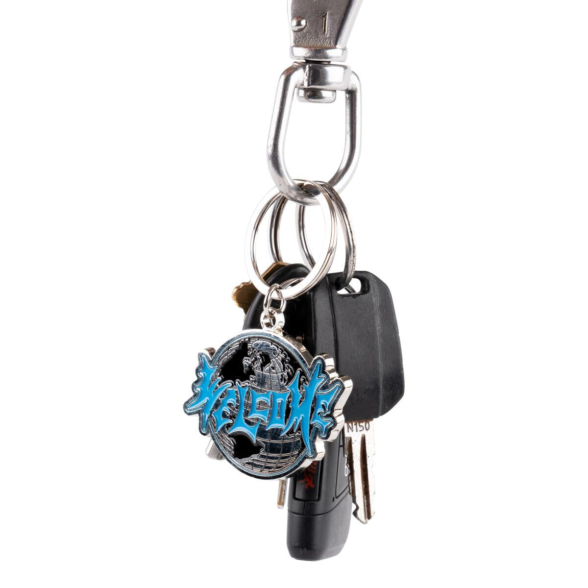 Welcome Worldwide Metal Keychain