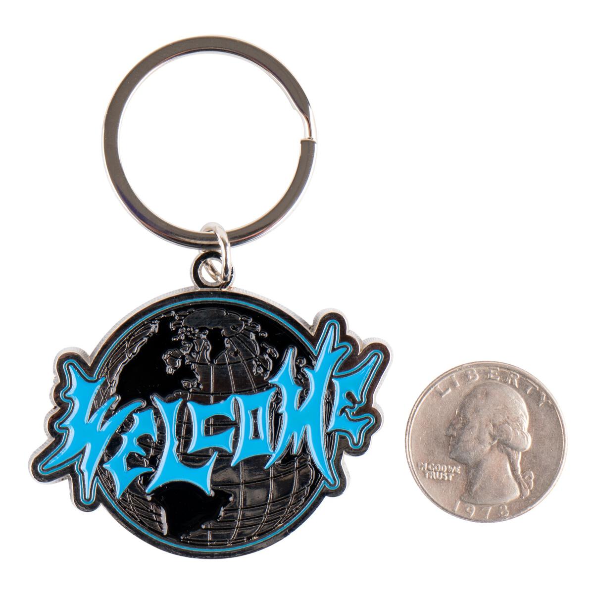 Welcome Worldwide Metal Keychain