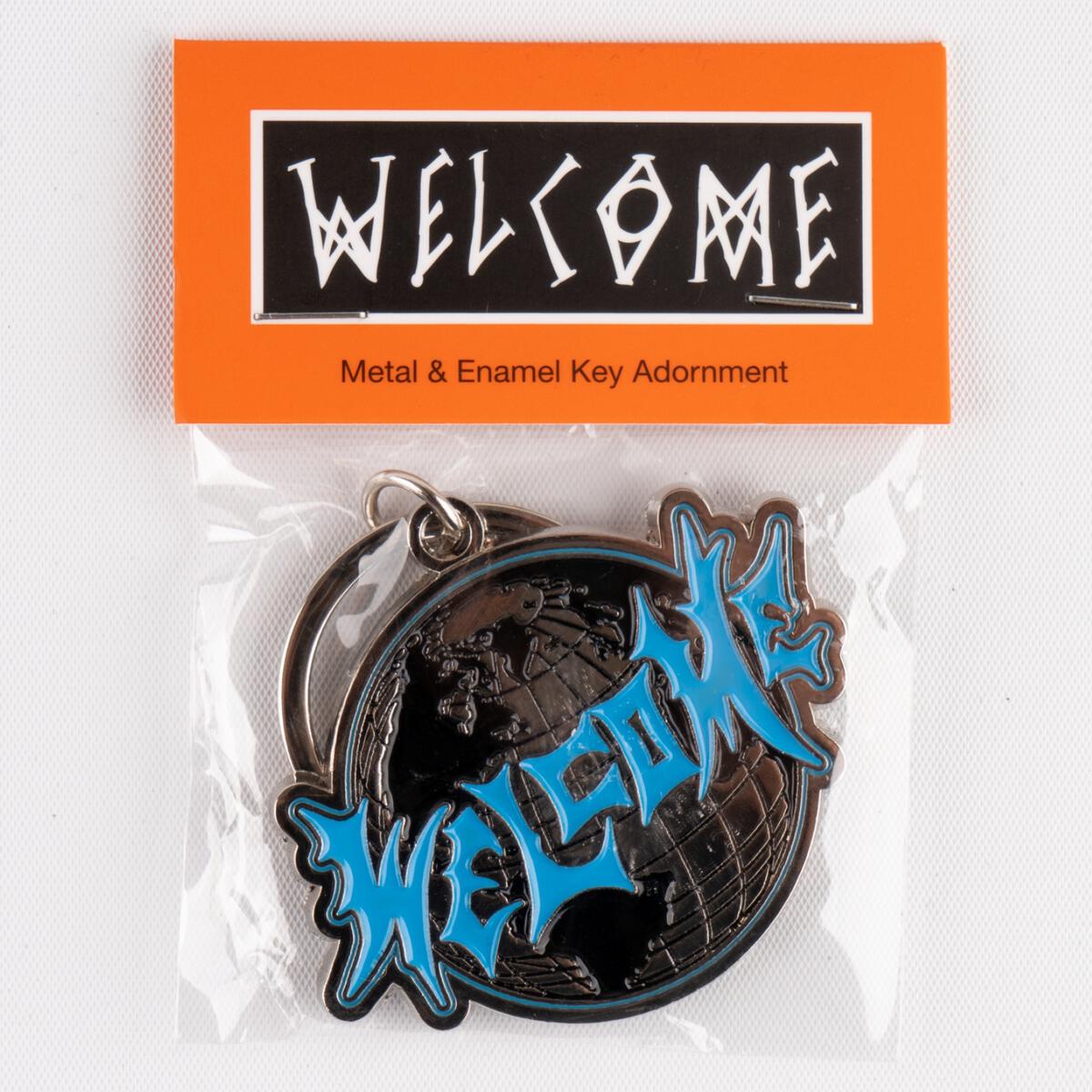 Welcome Worldwide Metal Keychain