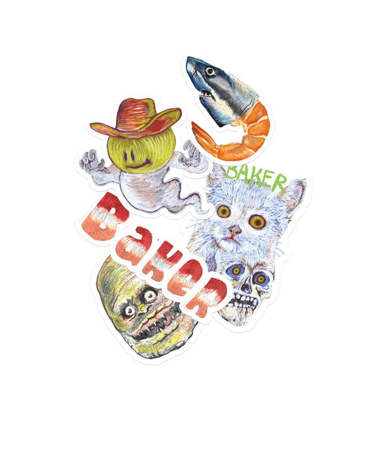 Baker Constructors 5x Sticker Pack
