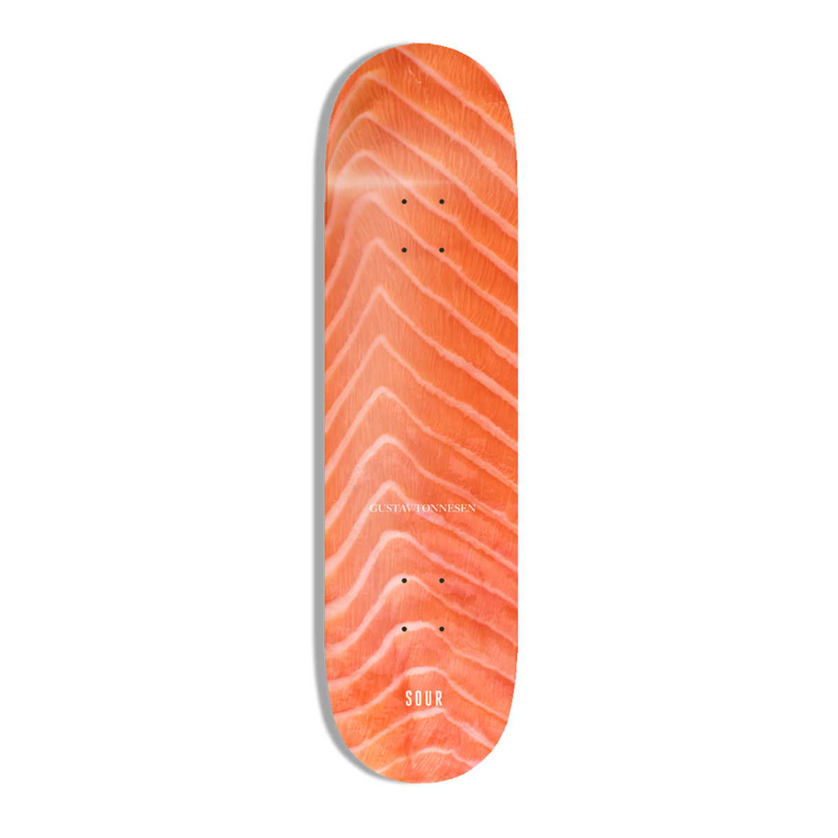 SOUR SOLUTION GUSTAV NORWEGIAN SALMON 8" SKATEBOARD DECK