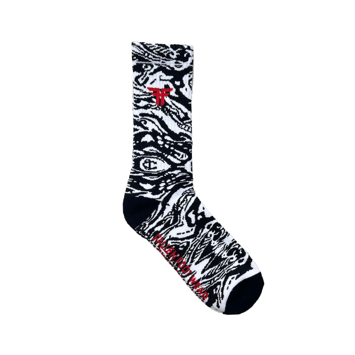 FALLEN FOOTWEAR TRADEMARK SOCK