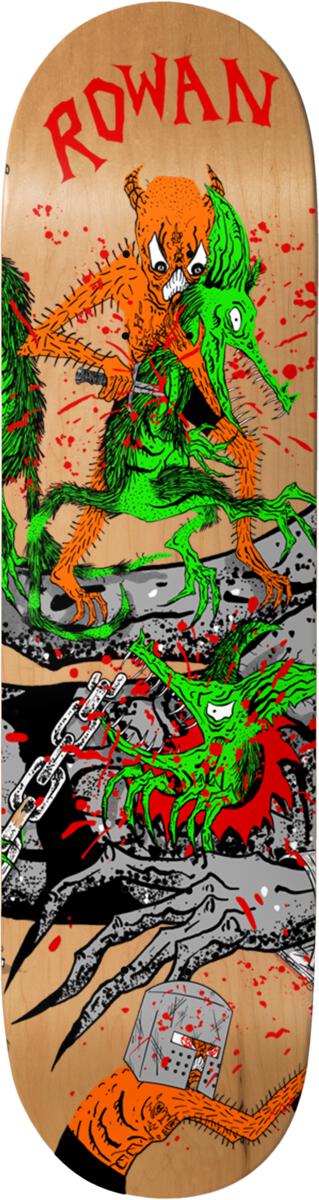 BAKER X NECKFACE ROWAN "TOXIC RATS" 8.38" SKATEBOARD DECKS