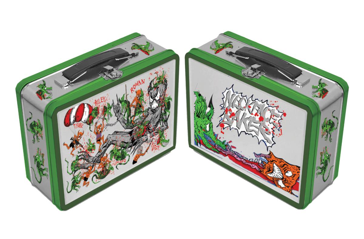 BAKER X NECKFACE "TOXIC RATS" METAL / TIN LUNCH BOX