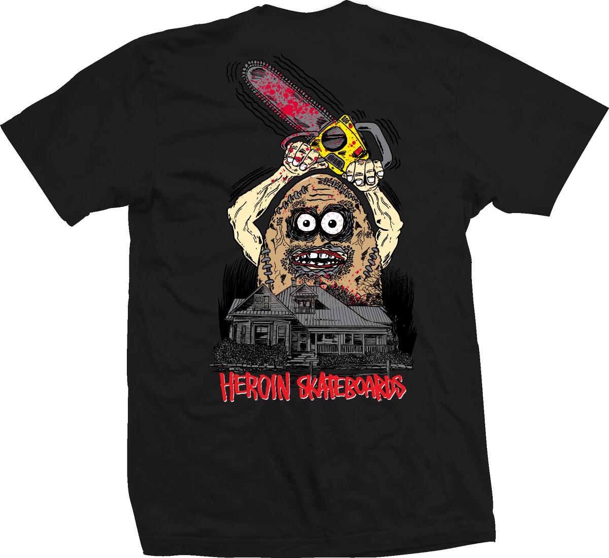 HEROIN Teggxas Chainsaw T-Shirt