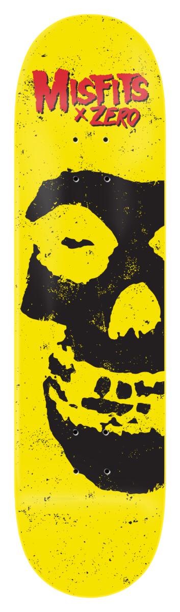 ZERO X MISFITS "COLLECTION 1" 8.25" SKATEBOARD DECK