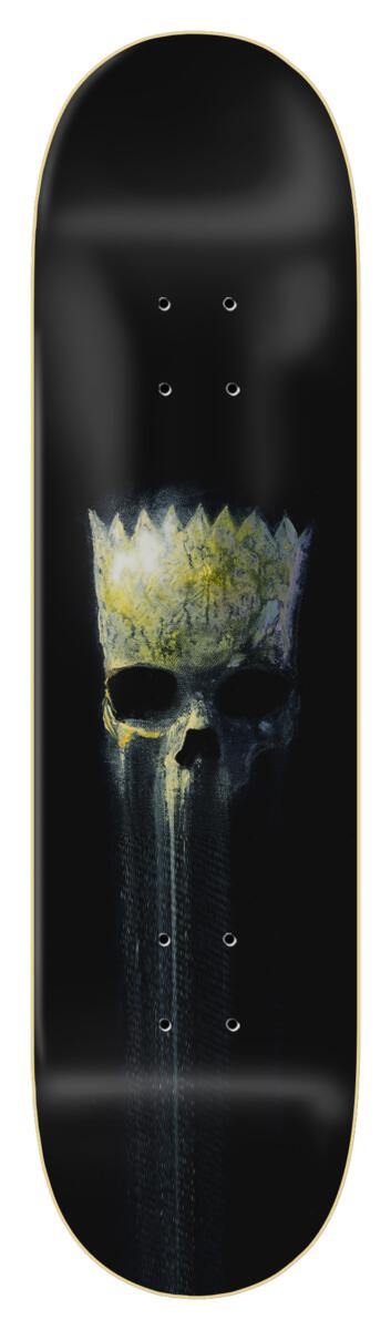 ZERO DANE BURMAN SPRINGFIELD HORROR BART 8.5" SKATEBOARD DECK