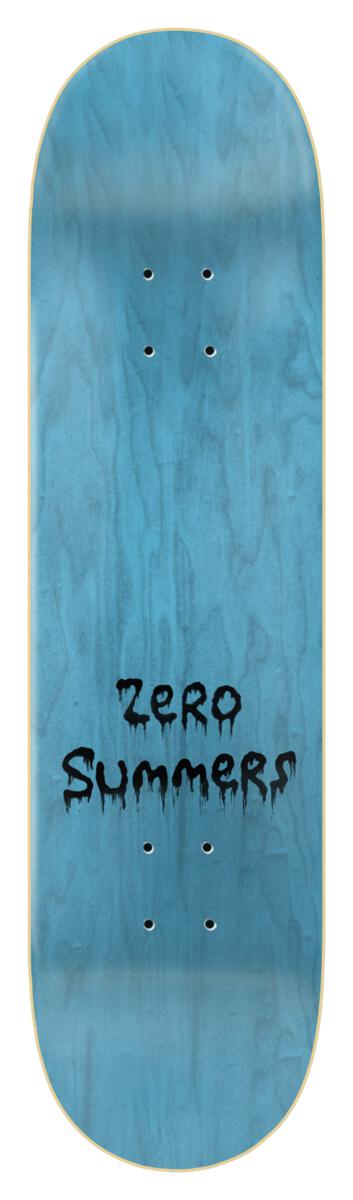 ZERO SUMMERS SPRINGFIELD HORROR LISA 8.5" SKATEBOARD DECK