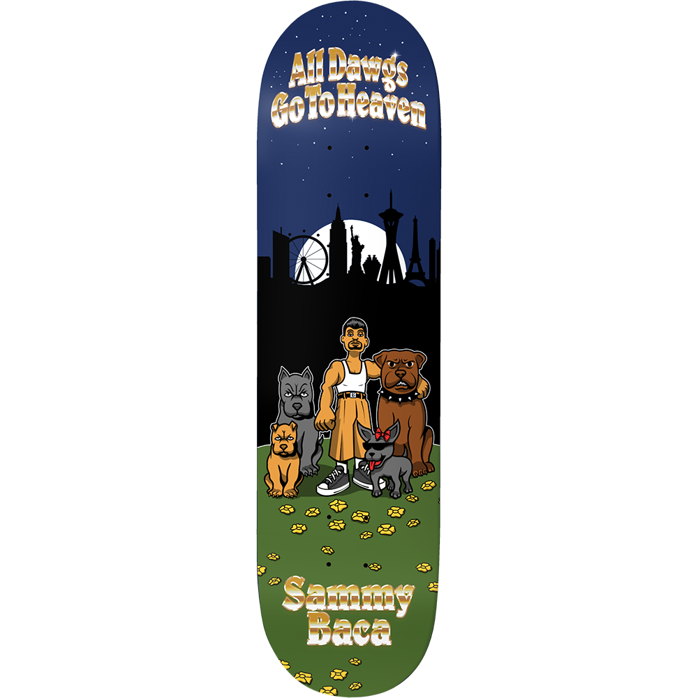 Baker Baca All Dawgs Go To Heaven 8.5" Skateboard Deck