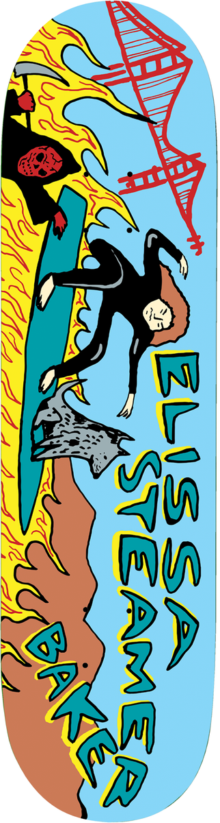 Baker Steamer Rippin Ranman 8.25" Skateboard Deck