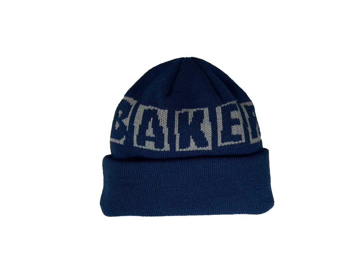 BAKER "Brand Logo" Navy Beanie