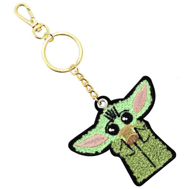 Star Wars: The Mandalorian Grogu Patch Keychain