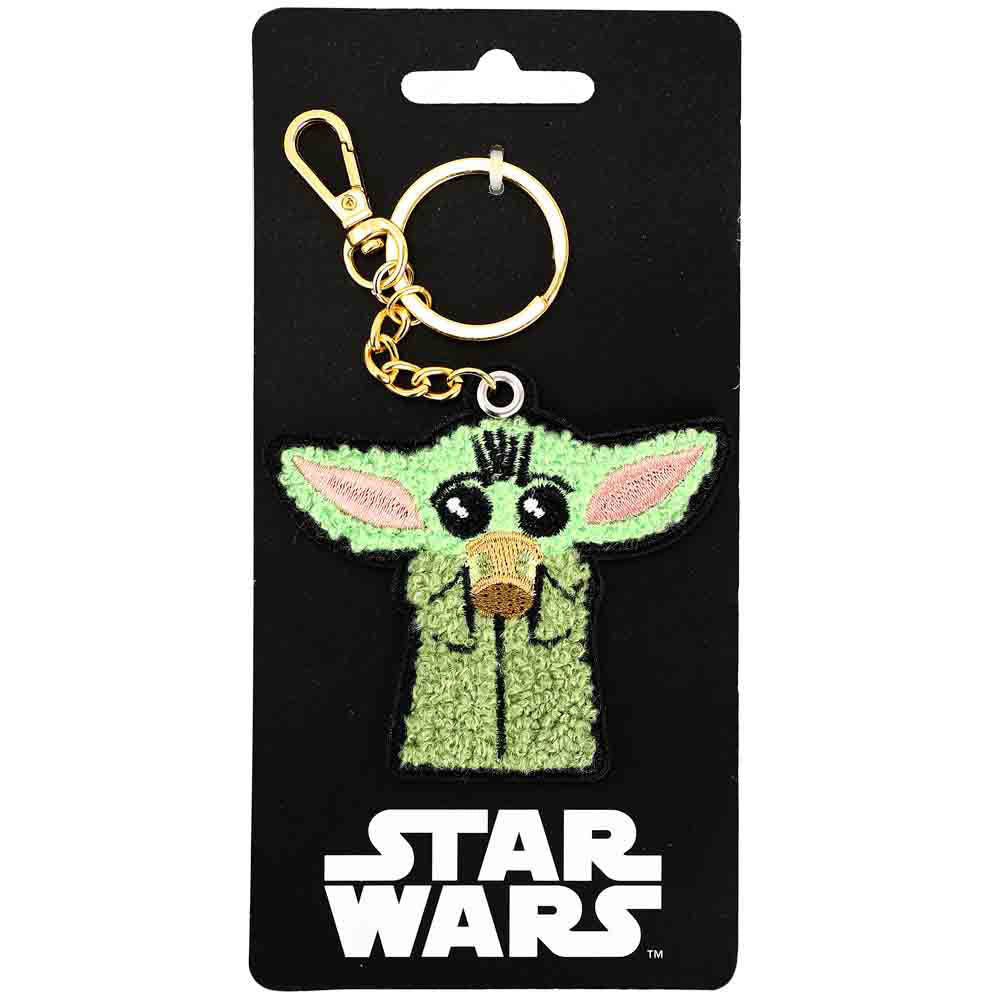 Star Wars: The Mandalorian Grogu Patch Keychain