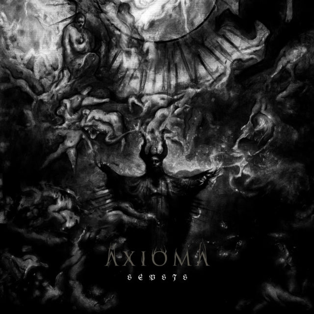 Axioma - Sepsis (Clear With Black & White Splatter) - LP Vinyl