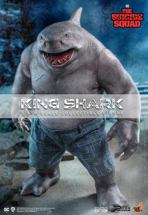 Suicide Squad King Shark Hot Toys 1:6 Action Figure DC Sideshow NIB