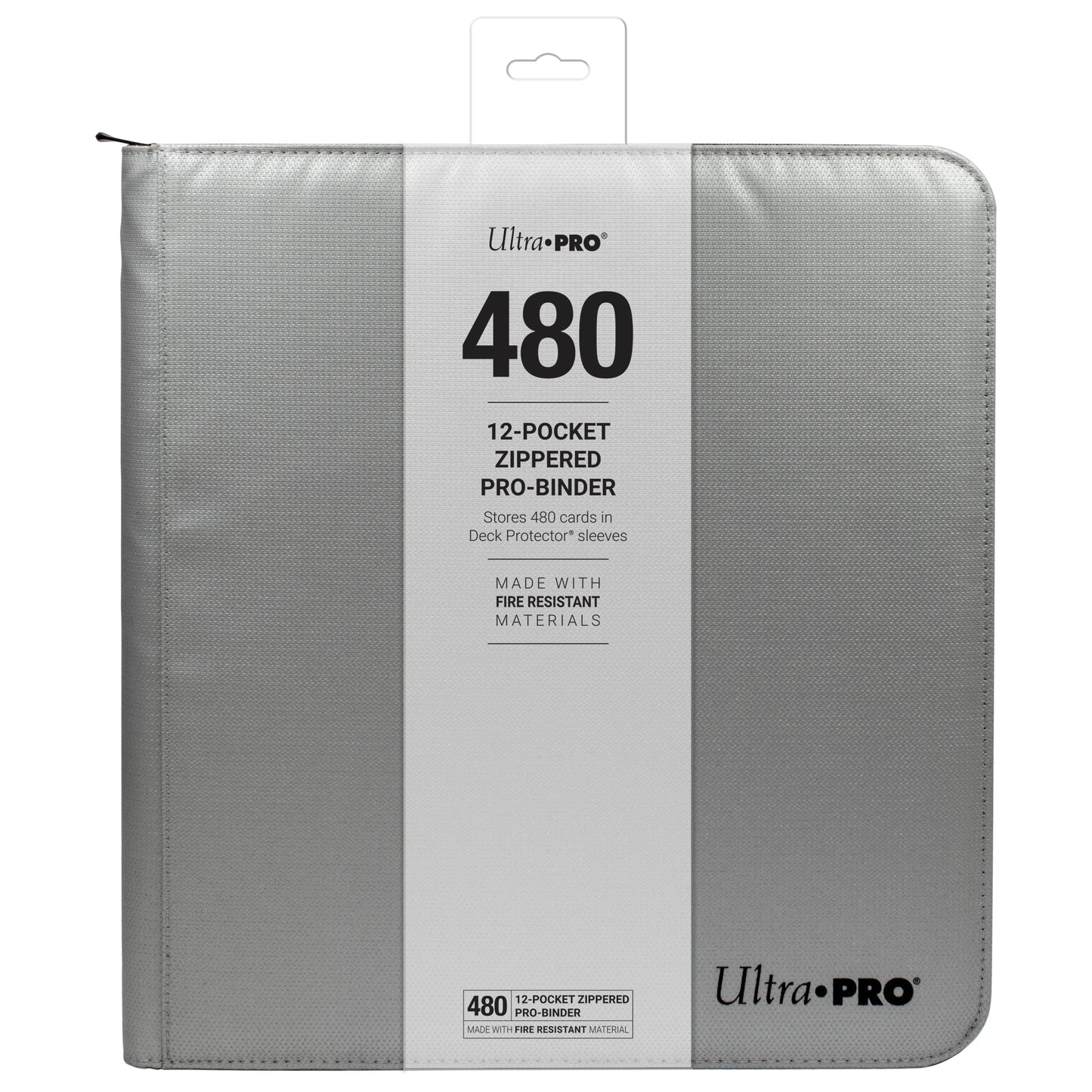 Ultra PRO: 12-Pocket Zippered PRO-Binder (Silver)