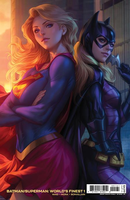 Batman Superman Worlds Finest #1 C Stanley Artgerm Lau Variant Batgirl Supergirl (03/15/2022) Dc