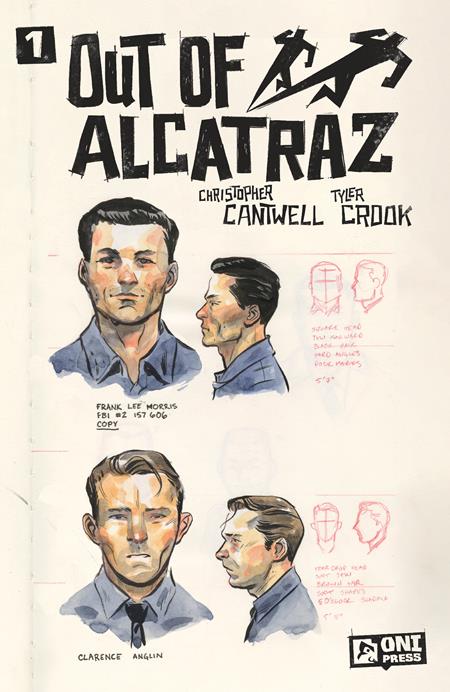 Out Of Alcatraz #1 (Of 5) A1 Cover Set Of 6 1:10 1:20 1:50 (03/19/2025) Oni