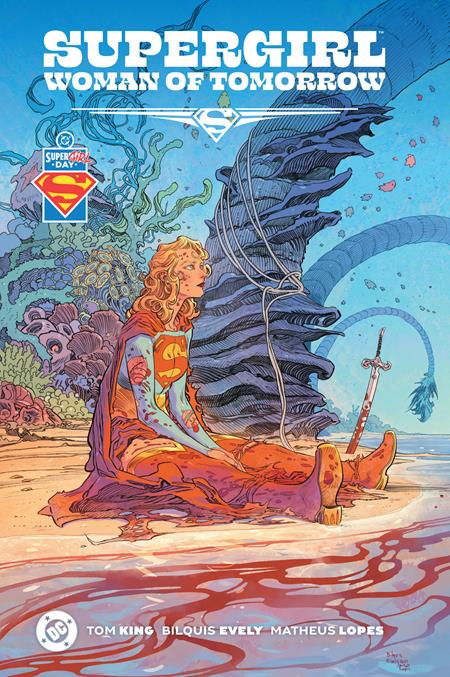 Superman Day 2026 Supergirl Woman Of Tomorrow Deluxe Ed HC Dust Jacket Variant (04/15/2026) Dc