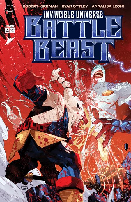 Invincible Universe Battle Beast #7 A1 Cover Set Of 7 1:10 1:25 1:50 1:75 1:100 (03/18/2026) Image