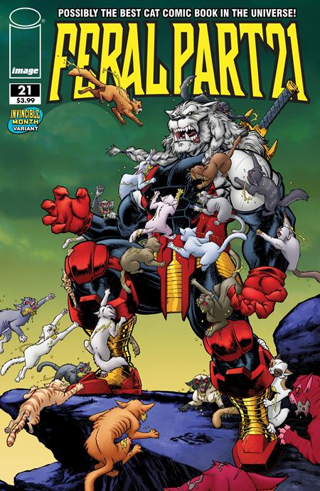 Feral #21 E Tony Fleecs Invincible Team-Up (03/25/2026) Image - Golden Apple Comics