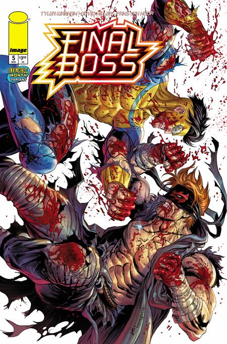 Final Boss #5 G Tyler Kirkham Invincible Team-Up (03/18/2026) Image - Golden Apple Comics