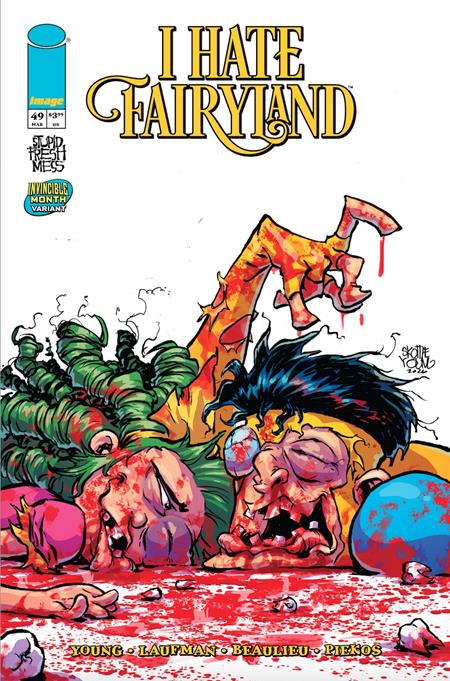 I Hate Fairyland #49 D Skottie Young Invincible Team-Up (03/25/2026) Image - Golden Apple Comics