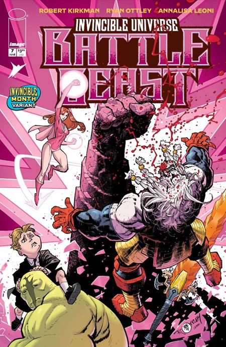 Invincible Universe Battle Beast #7 H Ryan Ottley Team-Up (03/18/2026) Image - Golden Apple Comics