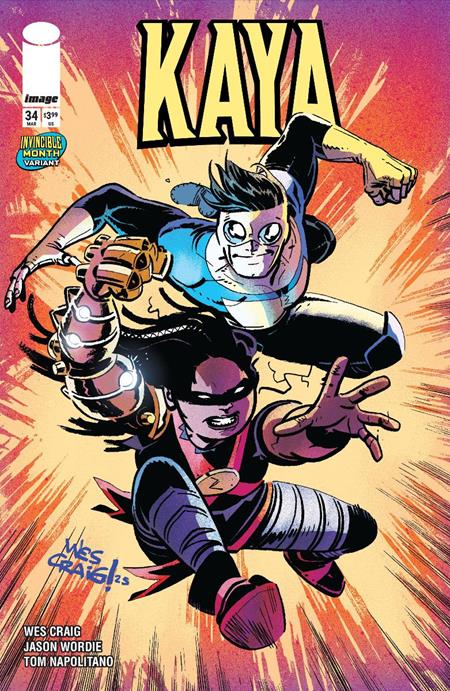 Kaya #34 C Wes Craig Invincible Team-Up (03/18/2026) Image - Golden Apple Comics