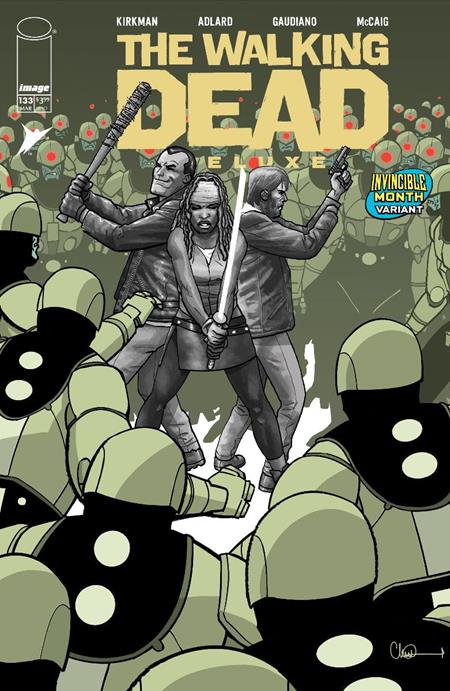 Walking Dead Deluxe #133 E David Finch Invincible Team-Up (03/18/2026) Image - Golden Apple Comics