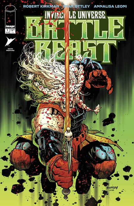 Invincible Universe Battle Beast #1 6th Print Ryan Ottley Variant (03/18/2026) Image - Golden Apple Comics