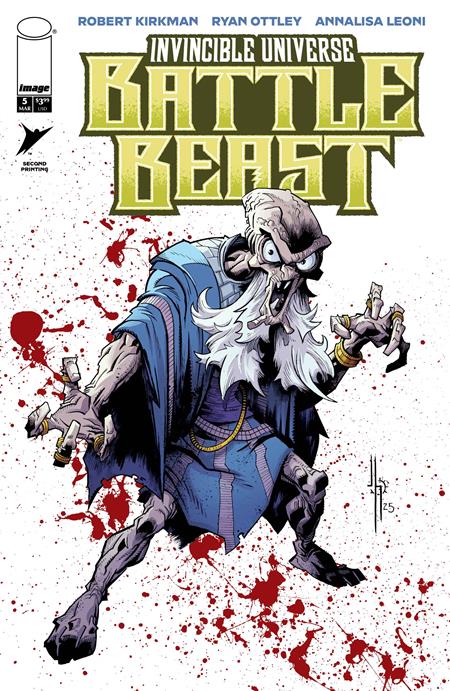 Invincible Universe Battle Beast #5 2nd Print Ryan Ottley Variant (03/18/2026) Image - Golden Apple Comics