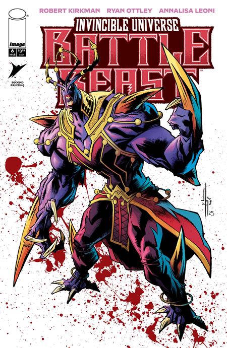 Invincible Universe Battle Beast #6 2nd Print Ryan Ottley Variant (03/18/2026) Image - Golden Apple Comics