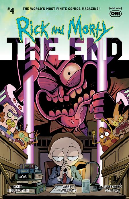 Rick And Morty The End #4 (Of 6) A1 Cover Set Of 4 1:10 1:20 (03/04/2026) Oni