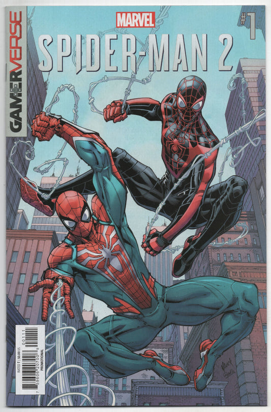 Spider-Man 2 Marvel 2023 NM Gamerverse Miles Morales 1st Hood Promo