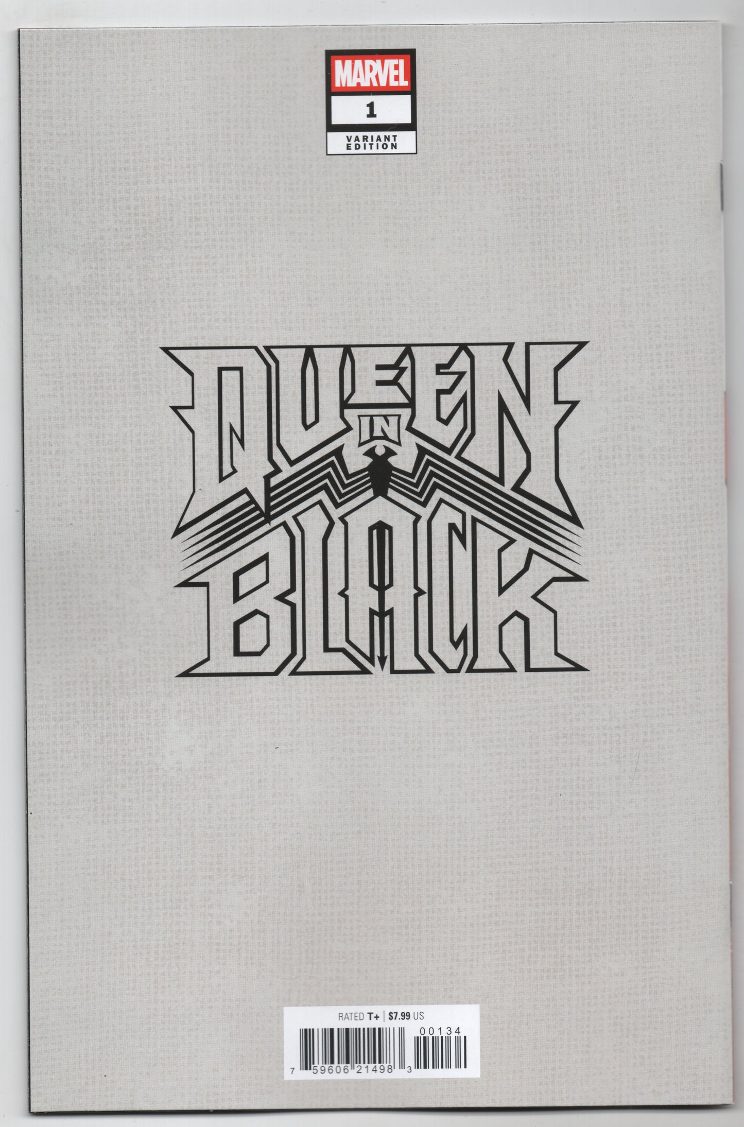 Queen In Black #1 ZC Peach Momoko Virgin Blind Bag Variant (07/29/2026) Marvel