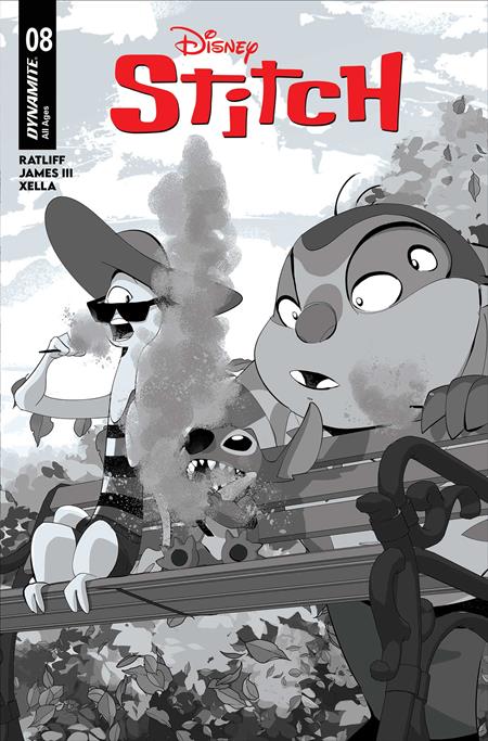 Stitch #8 E 1:10 George Kambadais Line Art Variant (07/29/2026) Dynamite