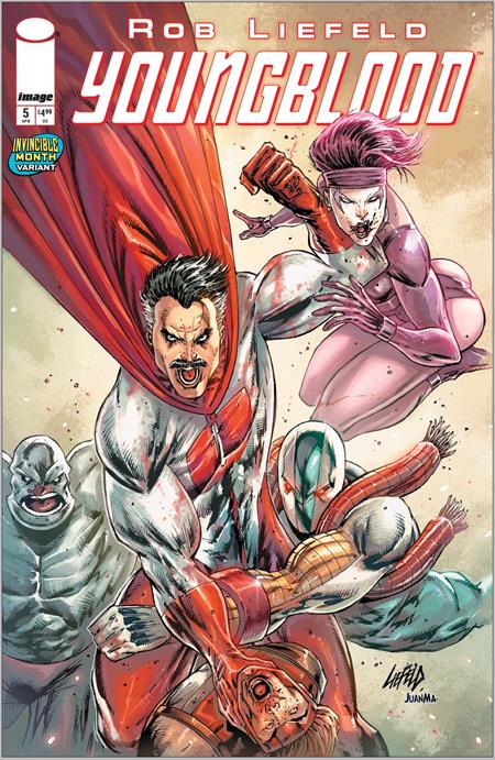 Youngblood #5 G Rob Liefeld Invincible Team-Up (04/22/2026) Image - Golden Apple Comics