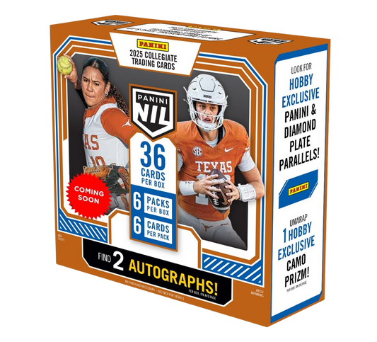 2025 Panini University of Texas NIL - Hobby Box